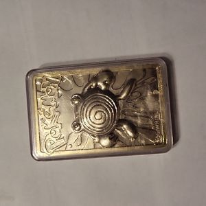 1999 Poliwhirl pokemon gold bar
